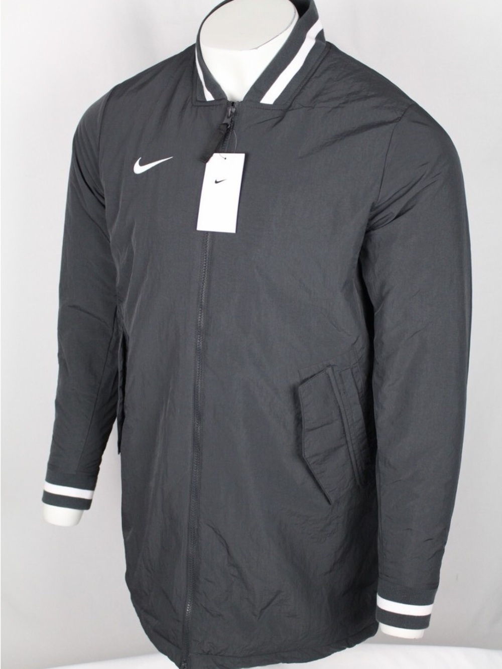 Nike Men's Men's Baseball Jacket Dugout Large Gray DC8335 060